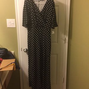 polka dot jumpsuit!!